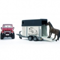 Джип WRANGLER c прицепом для лошади